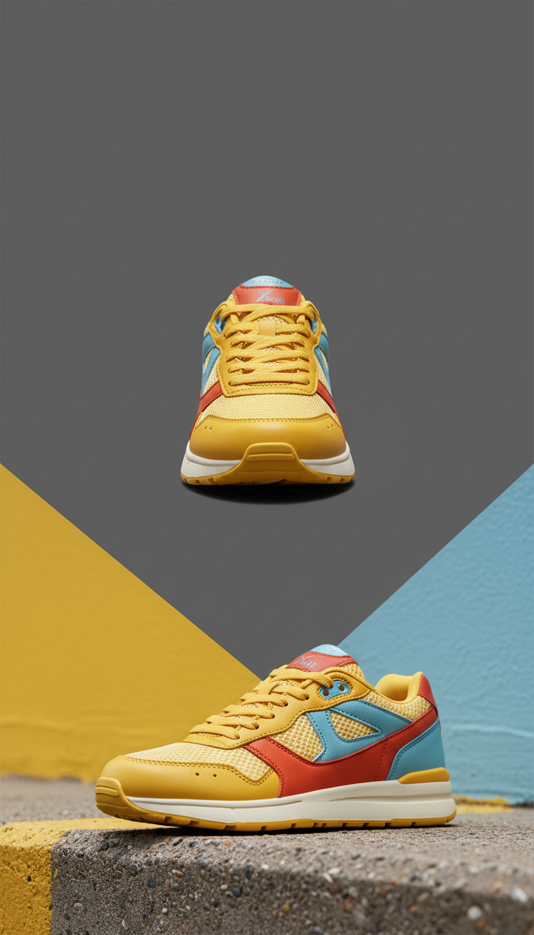 Taxi Yellow artist collaboration sneaker